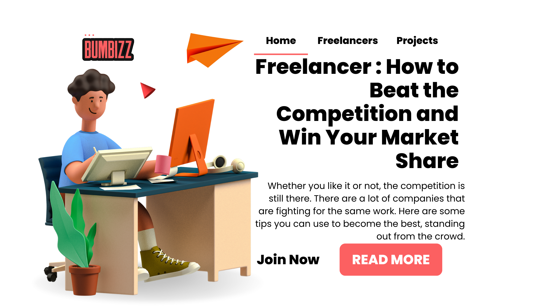 Freelancer: How to beat the competition and win your market share